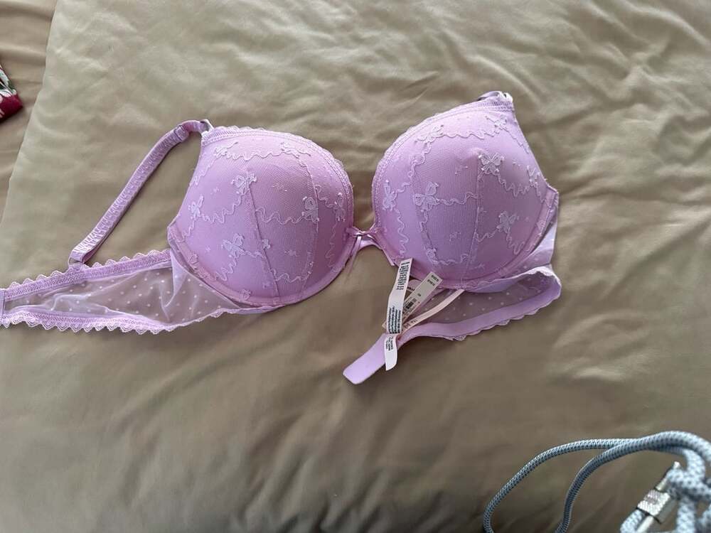 NWT Victoria's Secret Lilac Lightly Lined Balconette Bra 40C